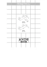 Hans Grohe AXOR Starck 10411 Series Assembly Instructions Manual предпросмотр