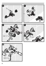 Предварительный просмотр 4 страницы Hans Grohe Axor Starck 10423 Series Assembly Instructions Manual