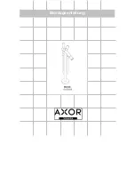 Hans Grohe AXOR Starck 10458 Series Assembly Instructions Manual предпросмотр