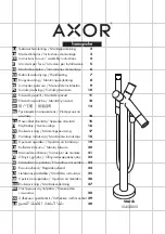 Preview for 1 page of Hans Grohe Axor Starck 10458000 Instructions For Use/Assembly Instructions