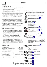 Preview for 4 page of Hans Grohe Axor Starck 10458000 Instructions For Use/Assembly Instructions