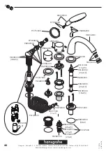 Предварительный просмотр 16 страницы Hans Grohe AXOR Starck 10466000 Instructions For Use/Assembly Instructions