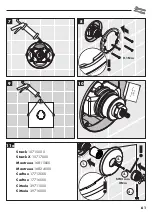 Предварительный просмотр 61 страницы Hans Grohe AXOR STARck 10715000 Assembly Instructions Manual