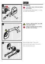 Preview for 4 page of Hans Grohe AXOR Starck 10755 1 Series Installation/User Instructions/Warranty