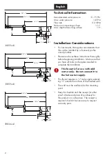 Preview for 2 page of Hans Grohe AXOR Starck 10859 0 Series Installation/User Instructions/Warranty