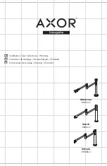 Preview for 1 page of Hans Grohe AXOR Starck 10860 1 Series Installation/User Instructions/Warranty