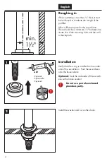 Preview for 4 page of Hans Grohe AXOR Starck 10860 1 Series Installation/User Instructions/Warranty