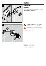 Предварительный просмотр 4 страницы Hans Grohe AXOR Starck 10972 1 Series Installation Instructions Manual