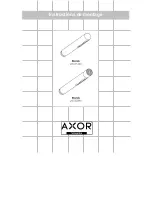 Предварительный просмотр 7 страницы Hans Grohe Axor Starck 28531 Series Assembly Instructions Manual