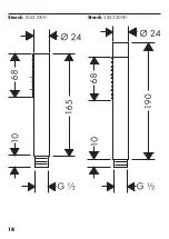 Предварительный просмотр 18 страницы Hans Grohe AXOR Starck 28532000 Assembly Instructions Manual