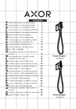 Preview for 1 page of Hans Grohe AXOR Starck Organic 12626000 Instructions For Use/Assembly Instructions