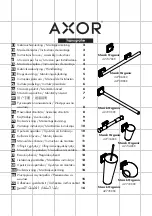 Preview for 1 page of Hans Grohe AXOR Starck Organic Series Instructions For Use/Assembly Instructions