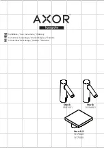 Hans Grohe AXOR Starck Series Installation/User Instructions/Warranty предпросмотр