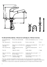 Preview for 2 page of Hans Grohe Axor Steel 35807801 Installation Instructions / Warranty