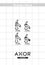 Preview for 1 page of Hans Grohe AXOR Terrano 37001 Series Manual