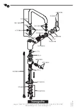 Предварительный просмотр 36 страницы Hans Grohe Axor Uno 14850 Series Instructions For Use And Assembly Instructions