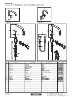 Preview for 1 page of Hans Grohe Axor Uno 14850XX1 Parts List