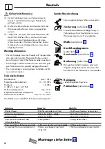 Preview for 2 page of Hans Grohe Axor Uno 14855000 Instructions For Use/Assembly Instructions