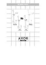 Preview for 109 page of Hans Grohe AXOR Uno 27985 Series Assembly Instructions Manual