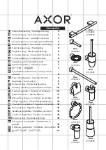 Hans Grohe AXOR Uno 41519 Series Instructions For Use/Assembly Instructions preview