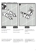 Preview for 5 page of Hans Grohe AXOR Uno 45113 1 Series Installation/User Instructions/Warranty