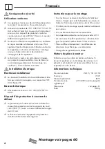 Preview for 4 page of Hans Grohe Axor UNO Instructions For Use/Assembly Instructions