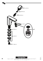 Предварительный просмотр 20 страницы Hans Grohe AXOR Urquiola 11120000 Instructions For Use/Assembly Instructions