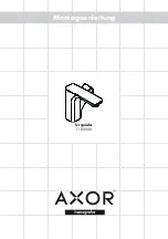 Hans Grohe AXOR Urquiola 11120000 Manual preview