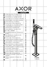 Предварительный просмотр 1 страницы Hans Grohe AXOR Urquiola 11422000 Instructions For Use/Assembly Instructions