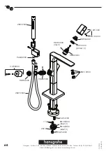 Предварительный просмотр 68 страницы Hans Grohe AXOR Urquiola 11422000 Instructions For Use/Assembly Instructions