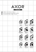 Preview for 1 page of Hans Grohe Axor Urquiola 11731 1 Series Installation And User Instructions Manual