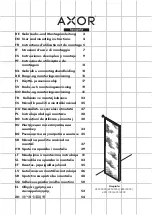 Предварительный просмотр 1 страницы Hans Grohe AXOR Urquiola 42500000 User And Mounting Instructions