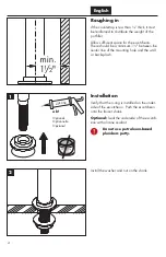 Preview for 4 page of Hans Grohe C 04219 0 Series Installation/User Instructions/Warranty