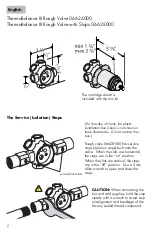 Предварительный просмотр 2 страницы Hans Grohe C Lever 06067 0 Series Installation Instructions Manual