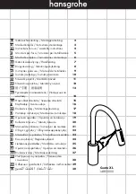 Preview for 1 page of Hans Grohe Cento XL Instructions For Use Manual