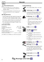 Preview for 2 page of Hans Grohe Cento XL Instructions For Use Manual