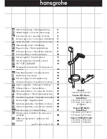 Hans Grohe Croma 100 Multi Combi Assembly Instructions Manual предпросмотр