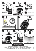 Preview for 4 page of Hans Grohe Croma 220 Air 1jet 26465000 Assembly Instructions