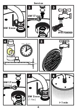 Предварительный просмотр 4 страницы Hans Grohe Croma 280 Air 1jet 26220 Series Assembly Instructions Manual