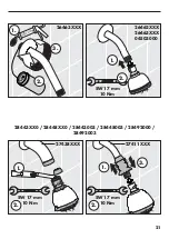 Предварительный просмотр 21 страницы Hans Grohe Croma 3jet 28443 0 Series Assembly Instructions Manual