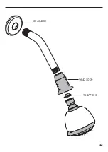 Предварительный просмотр 23 страницы Hans Grohe Croma 3jet 28443 0 Series Assembly Instructions Manual