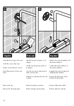 Предварительный просмотр 14 страницы Hans Grohe Croma E 26067 1 Series Installation/User Instructions/Warranty