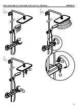 Предварительный просмотр 23 страницы Hans Grohe Croma E 26067 1 Series Installation/User Instructions/Warranty