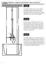 Preview for 6 page of Hans Grohe Croma E 26068 1 Series Installation/User Instructions/Warranty