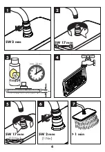 Предварительный просмотр 4 страницы Hans Grohe Croma E 280 1jet EcoSmart 26258000 Assembly Instructions Manual