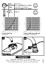 Предварительный просмотр 6 страницы Hans Grohe Croma E 280 1jet EcoSmart 26258000 Assembly Instructions Manual