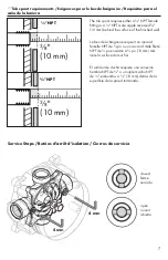 Предварительный просмотр 7 страницы Hans Grohe Croma Pressure Balance Tub/Shower Set With Rough 04908 0... User Instructions