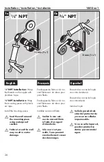 Предварительный просмотр 26 страницы Hans Grohe Croma Pressure Balance Tub/Shower Set With Rough 04908 0... User Instructions