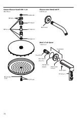 Предварительный просмотр 30 страницы Hans Grohe Croma Pressure Balance Tub/Shower Set With Rough 04908 0... User Instructions