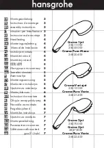 Preview for 1 page of Hans Grohe Croma Puro Vario Series Assembly Instructions Manual